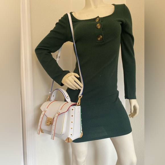 New Michael Kors Manhattan medium school satchel bag - Picture 9 of 17